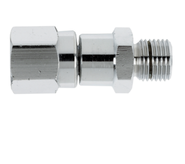 G1/4 male stud to G1/4 female swivel - to line up valves etc. Not for charging hoses