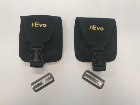 Trim Weight Pockets (pair) rEvo - including Slider