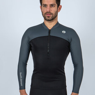 Thermocline long sleeves Top Men&#039;s - Front Zip