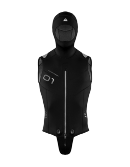 O1 Overvest 5mm with hood Men