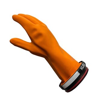 Orange Rubber Latex 1,6mm Gloves