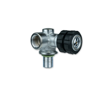 90&deg; Valve Air 232 bar M18 Left (compact) - PROline