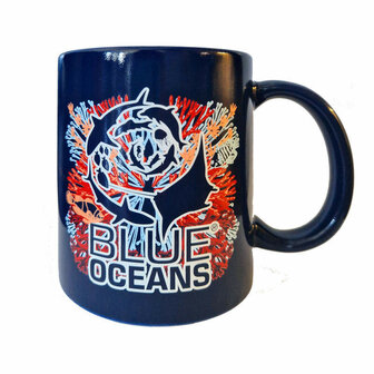 BLUE OCEANS COFFEE MUG BLUE