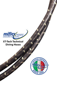 XT-TECH Miflex inflatorslang - 3/8&quot; UNF