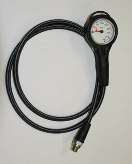 Diluent gauge with 120cm HP hose 