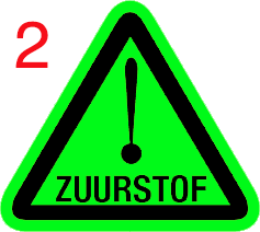 vulling Zuurstof 2 liter 200 bar