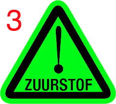 vulling Zuurstof 3 liter 200 bar