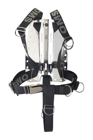 OMS backplate with SmartStream Harness and Crotch Strap