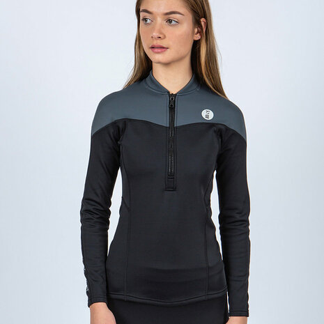 Thermocline long sleeves Top Women's - Front Zip